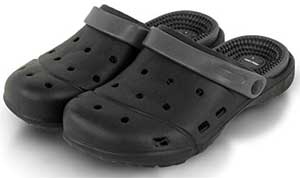 Acu Air Acupressure Clog for Men in Black and Grey