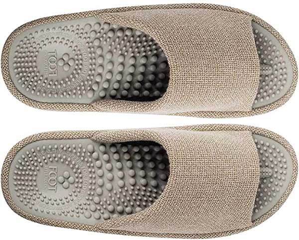 Acupressure Reflexology Slippers for Improved Circulation, Energy and Pain Relief
