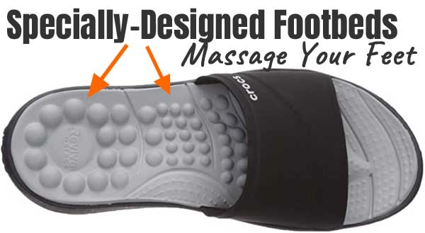 Cros Reviva Foam Molded Footbed Massages and Supports Your Feet