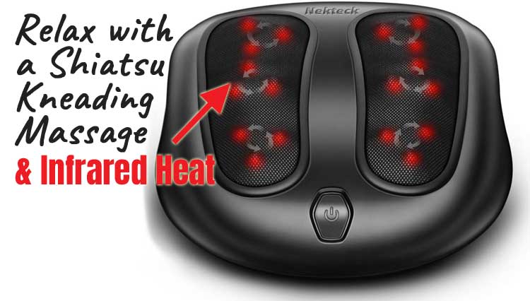 Foot Massager with Heat for a Relaxing Shiatsu Foot Massage at Home