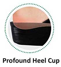 Orthotic Heel Cup in Sandal