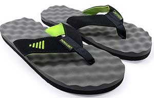 PR Soles Flip Flip Recovery Sandals with Acupressure Massage Lightweight Foam Footbed