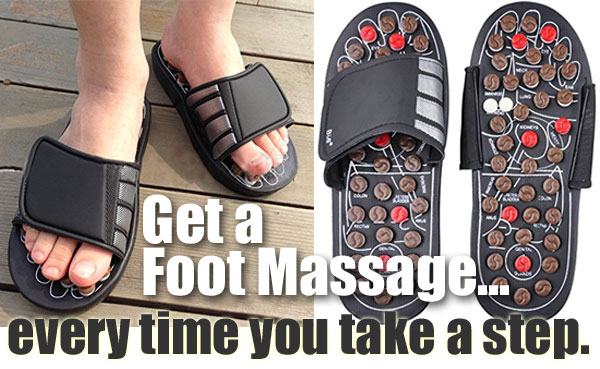 Get a Foot Massage While You Walk - with Reflexology Sandals