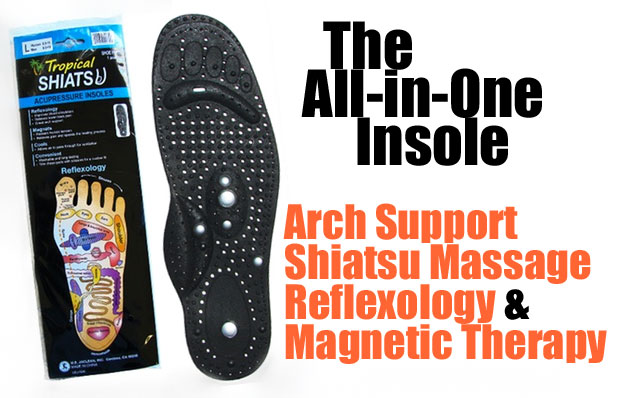 Tropical shiatsu shop acupressure insoles