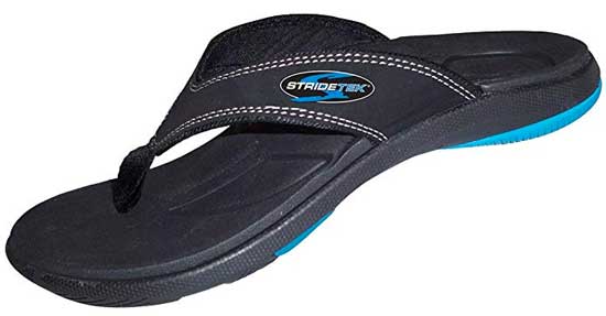 Stridetek Flipthotics Orthotic Sandals